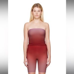 LIDO Burgundy Bandeau Camisole- XS